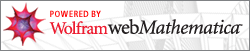 Powered by webMathematica